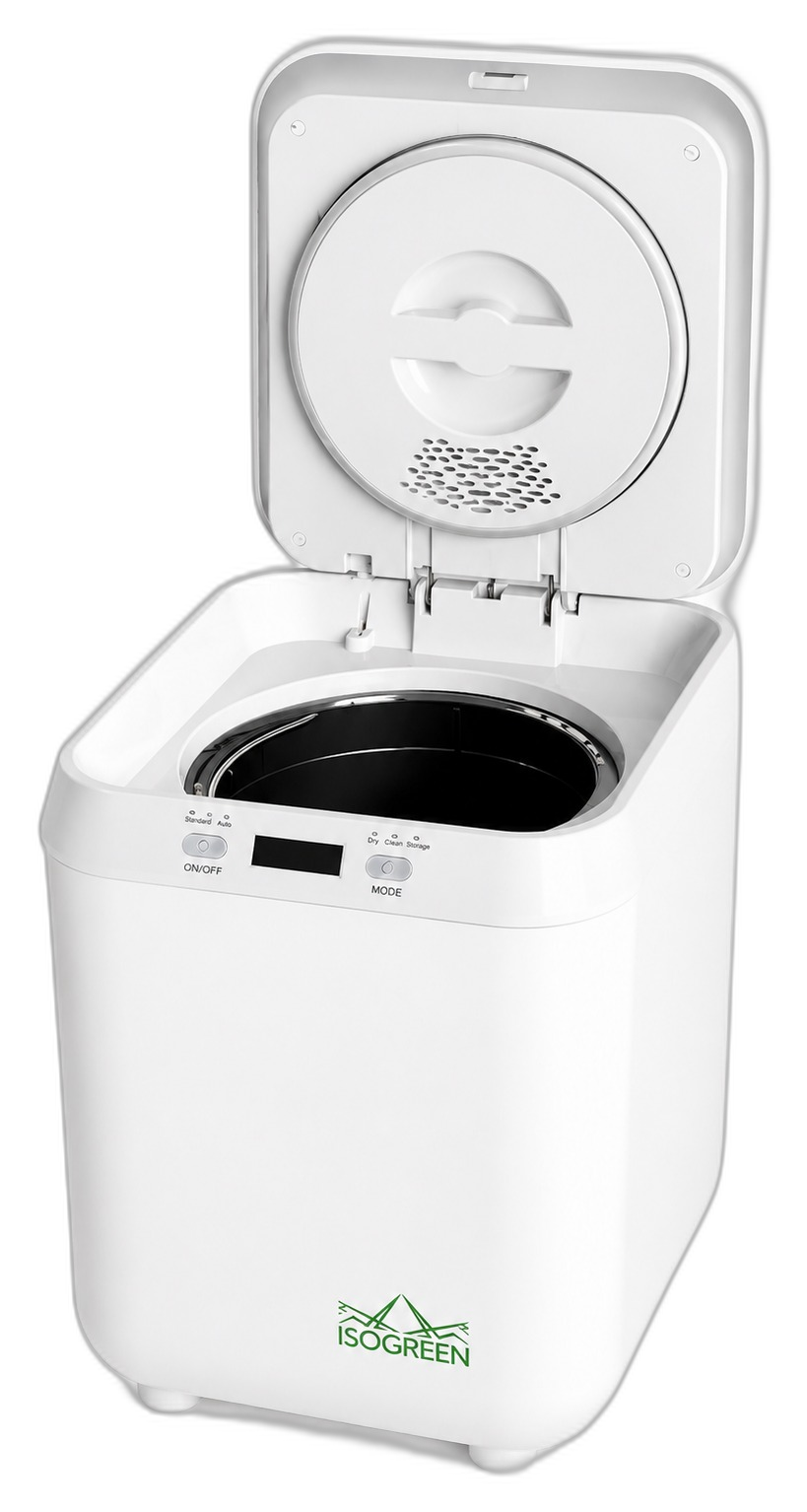 Isogreen Iso Home com a tampa aberta